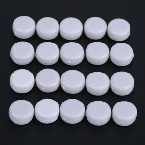 20Pcs Toy Rattle Box Repair Fix Toy Noise Maker Insert Pet Baby Bell White Plastic Squeaker Toy 15/20/32/38mm