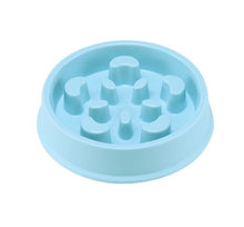 Load image into Gallery viewer, Pet slow eating dog bowl slow feeder dog food bowl Hard Plastic dog slow feeder Cat Pet feeder NonSlip Anti Gulping Feeder Bowl