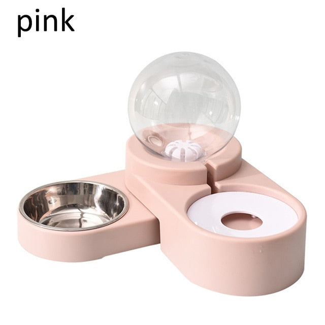 1.8L New Bubble Pet Bowls Food Automatic Feeder Fountain Water Drinking for Cat Dog Kitten Feeding Container Pet Supplies