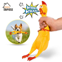 Load image into Gallery viewer, Snailhouse 2019 Hot Sell Screaming Chicken Pets Dog Toys Squeeze Squeaky Sound Funny Toy Safety Rubber For Dogs Molar Chew Toys