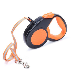 Pet Accessories 5M Automatic Retractable Leash Flexi Dog Roulette Nylon Reflective Traction Rope Dogs Extending Walking Lead