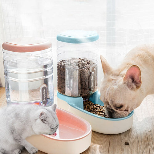 Aapet 1pc Plastic Pet Dog Feeding Station Controllable Pet Feeder Dog Water Bowl Dog Puppy Food Dish Pet Meal Pot Pet Supplies